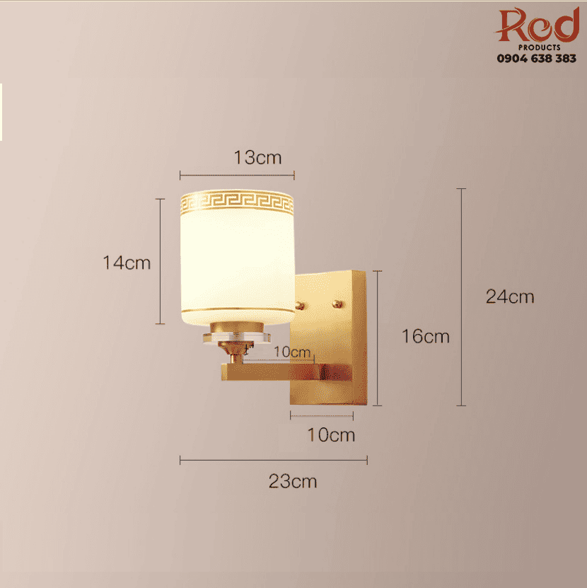 Đèn gắn tường phòng ngủ cổ điển MC218-1W 9
