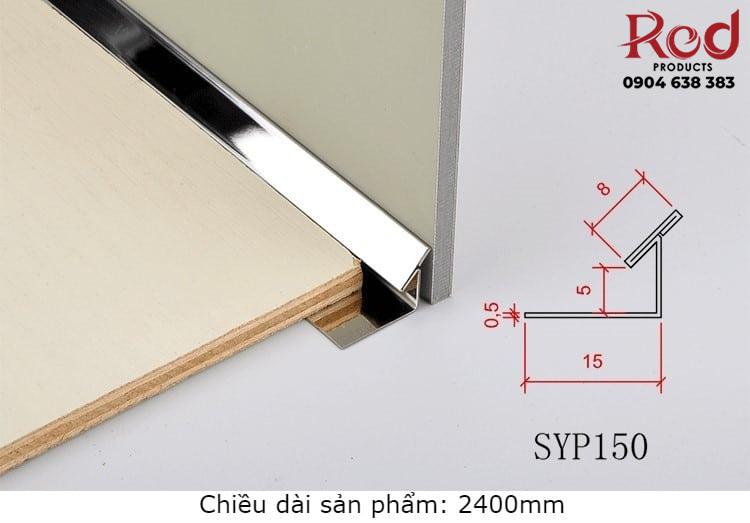 Nẹp Inox chữ V trang trí góc tường SYP150 10