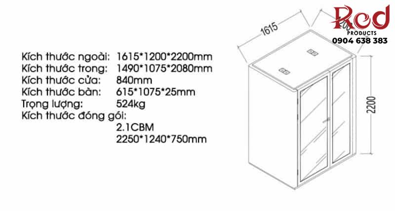 Phòng làm việc trực tuyến cách âm di dộng FPS.M1615 23