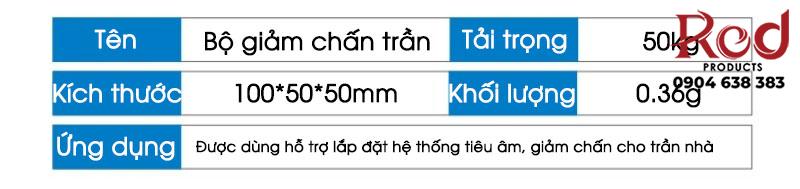 Phụ kiện lò xo giảm chấn lắp đặt tấm tiêu âm GH018 8