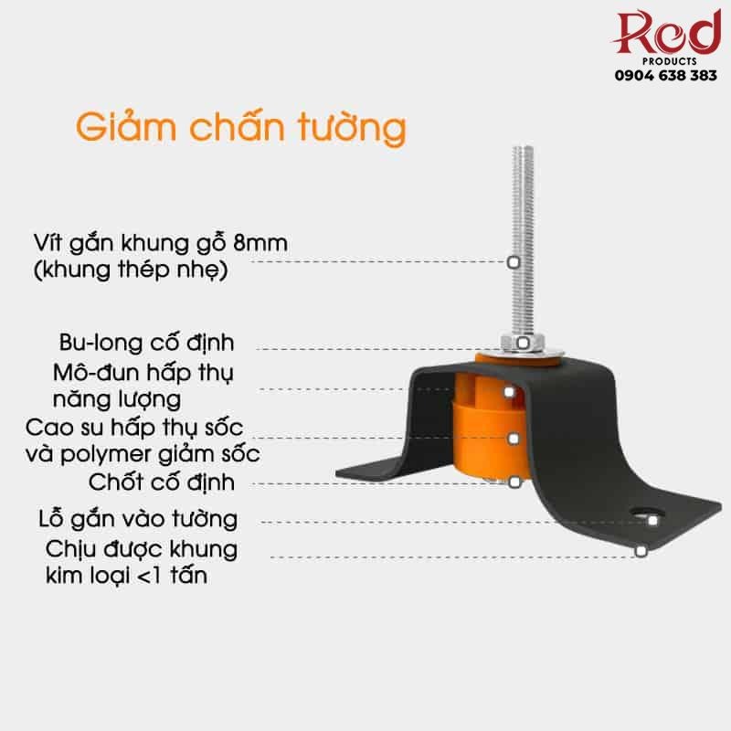 Phụ kiện lò xo giảm chấn lắp đặt tấm tiêu âm GH018 9