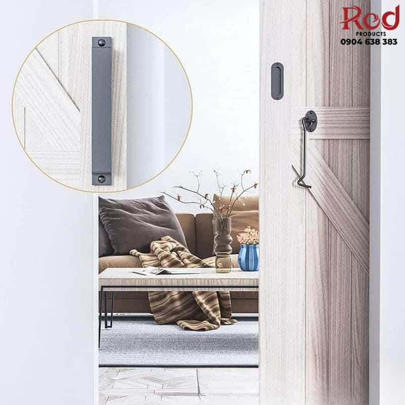 Ray trượt cửa lùa barn door cánh phẳng đơn RT647 9