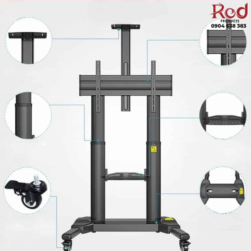 Giá treo tivi 2 trụ to có thể di chuyển PM-80 5