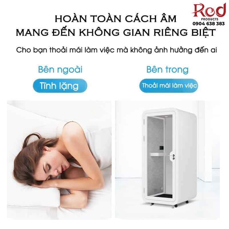 Phòng cách âm họp online nghe điện thoại FLS.BLF05 10