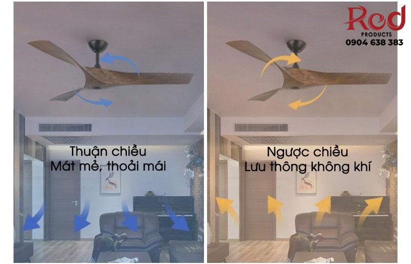 Quạt thả trần cánh ABS phong cách Retro kiểu Mỹ FA1288 5