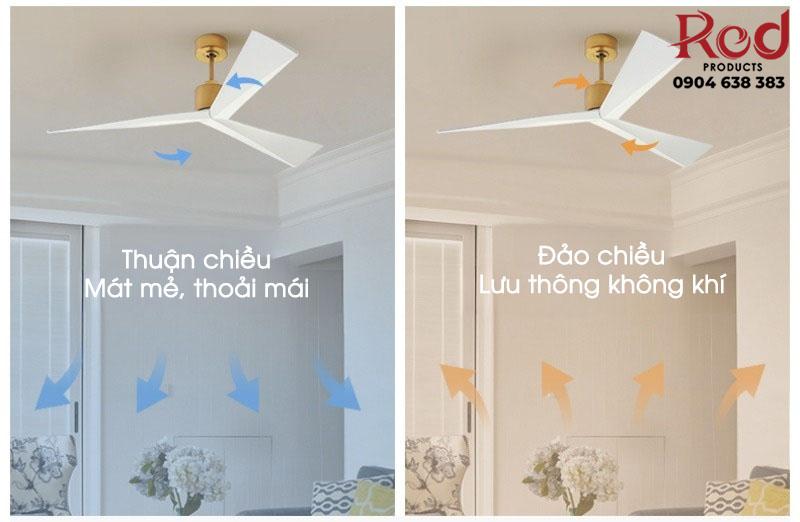 Quạt trần decor phòng ngủ 3 cánh 5 tốc độ gió FA0343 14