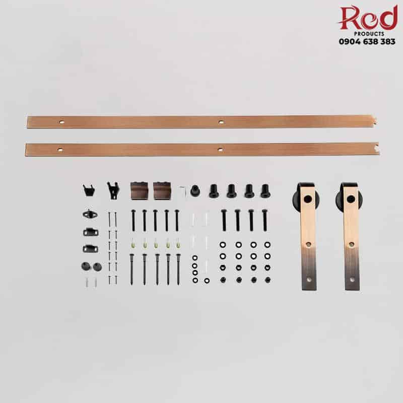 Ray trượt cửa lùa barn door cánh phẳng đơn RT4668 12