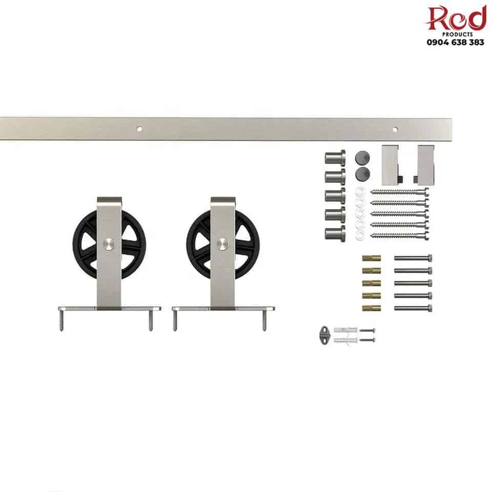 Ray trượt cửa lùa barn door đơn cho cánh phẳng RT5652 6