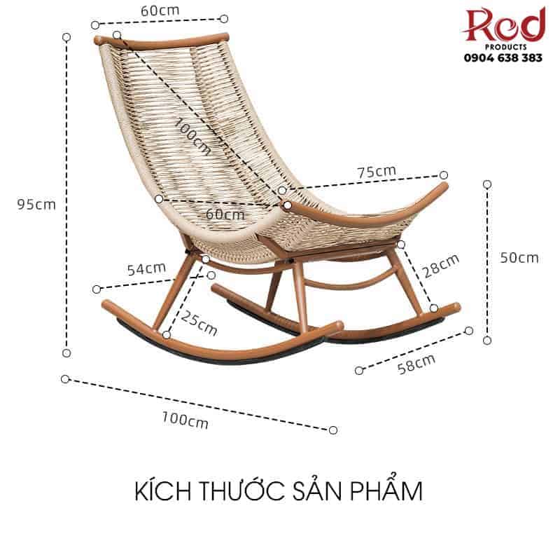 Ghế thư giãn bập bênh Rocking Chair Lounge CT1820 10