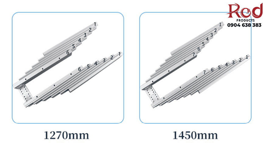 Ray bàn âm đa năng mở rộng phẳng BTCR1270-1450 14