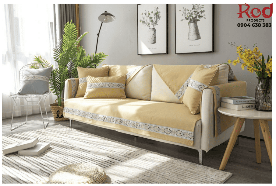 Drap bọc ghế sofa vải sợi tổng hợp cao cấp HEP16 12