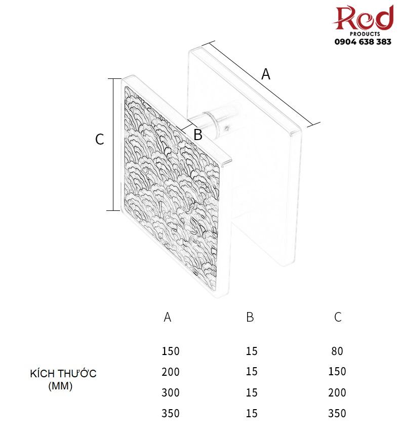 Tay nắm cửa đi nhà hàng khách sạn 3288R 11