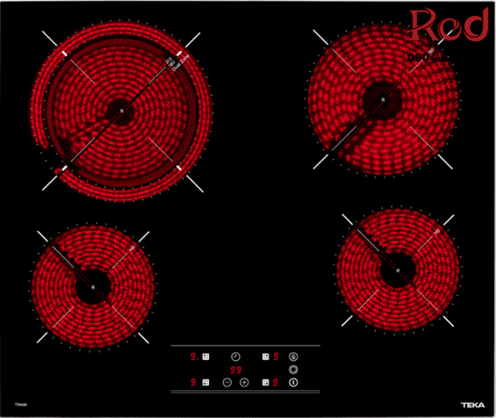 Bếp hồng ngoại âm 4 vùng nấu Teka TR 6420 1