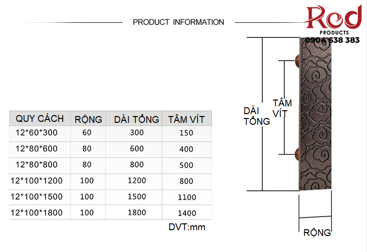 Tay nắm cửa đi cao cấp cho biệt thự khách sạn SX261 8