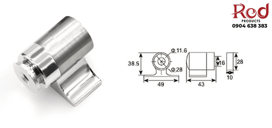 Chặn cửa hít nam châm cho khách sạn DFL-P018A 4