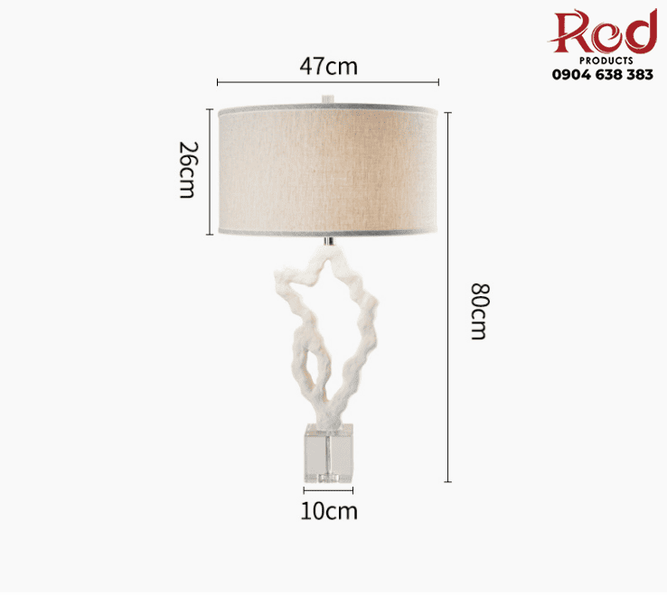 Đèn bàn hiện đại thạch cao pha lê sáng tạo RX205 14