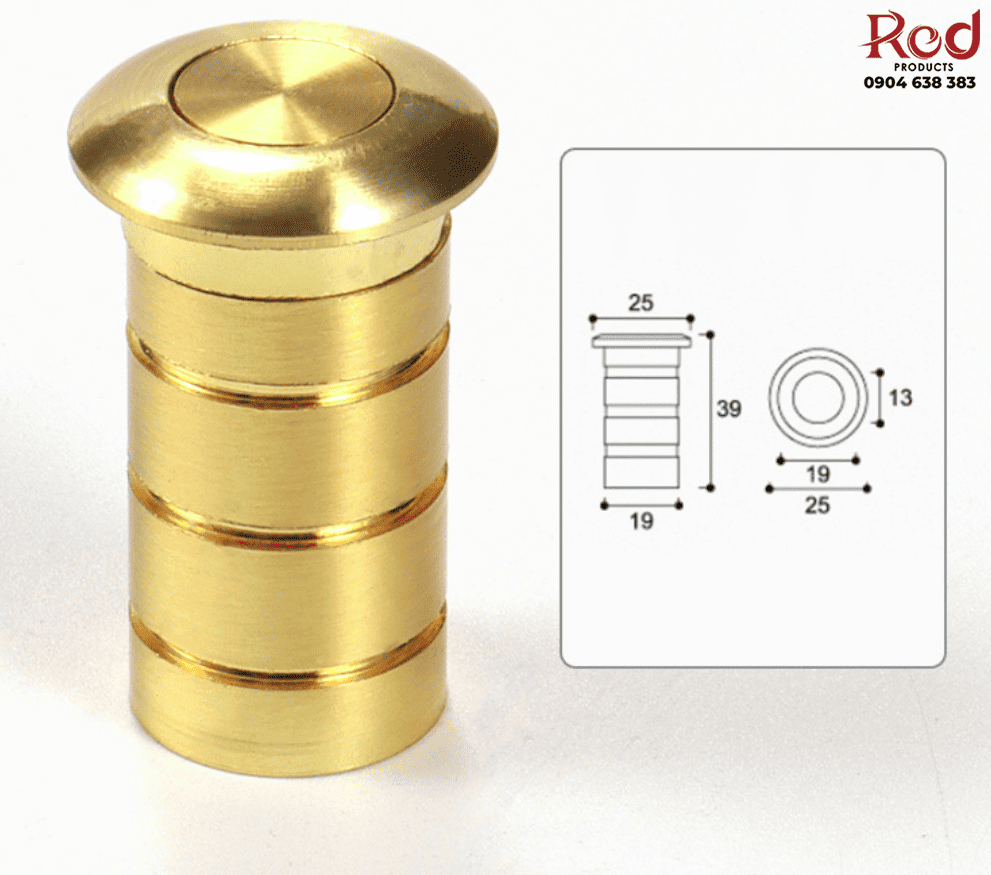 Nút chắn bụi tự động bằng đồng DFL-CB 4