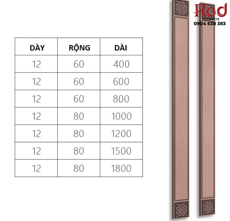 Tay nắm cửa hoa văn cổ điển nhà hàng khách sạn F16 11