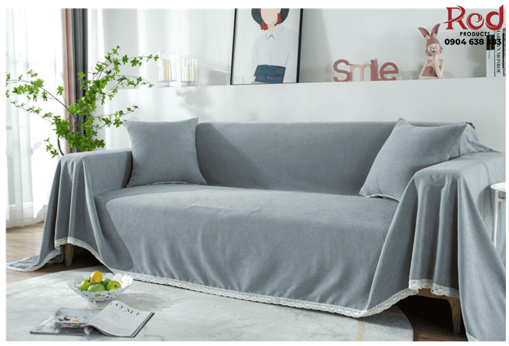 Tấm phụ ghế sofa bằng vải chenille bông tuyết HEP21 16