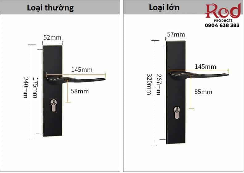 Khóa cửa cổ điển bằng đồng kiểu Mỹ BR28-56 10