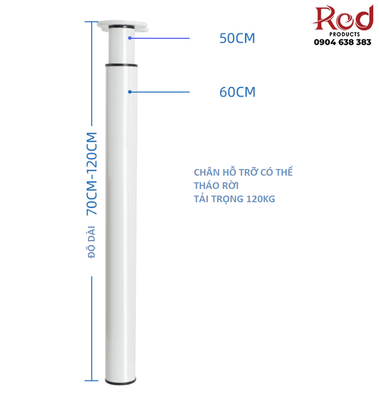 Phụ kiện chân bàn cho bàn gấp thông minh BTCL210 7