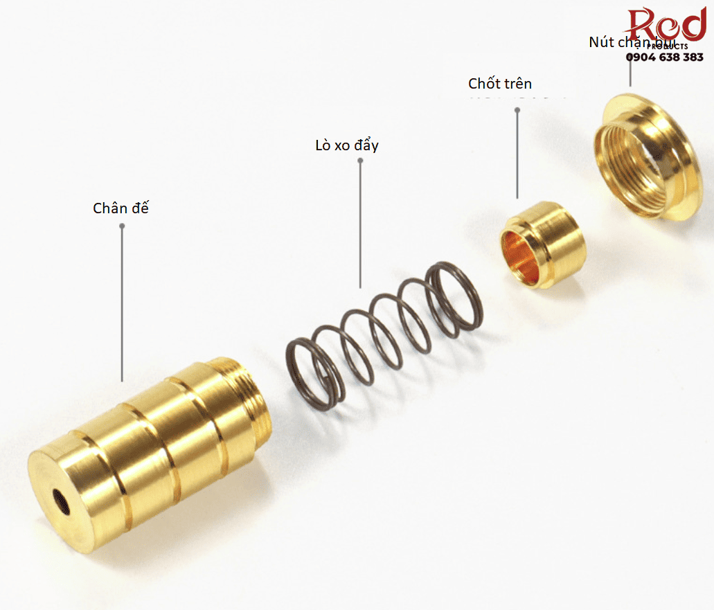 Nút chắn bụi tự động bằng đồng DFL-CB 5