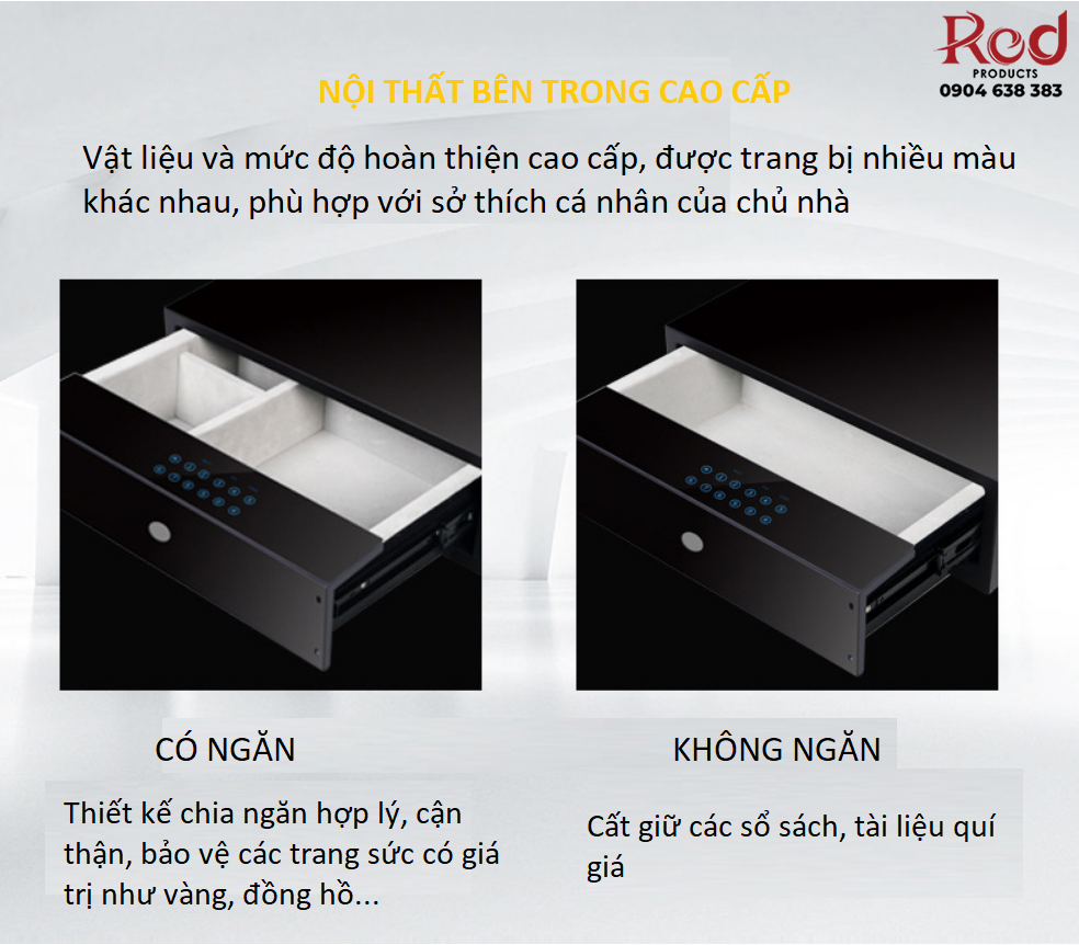 Hộp ngăn kéo khóa mật mã thông minh YLF04 10