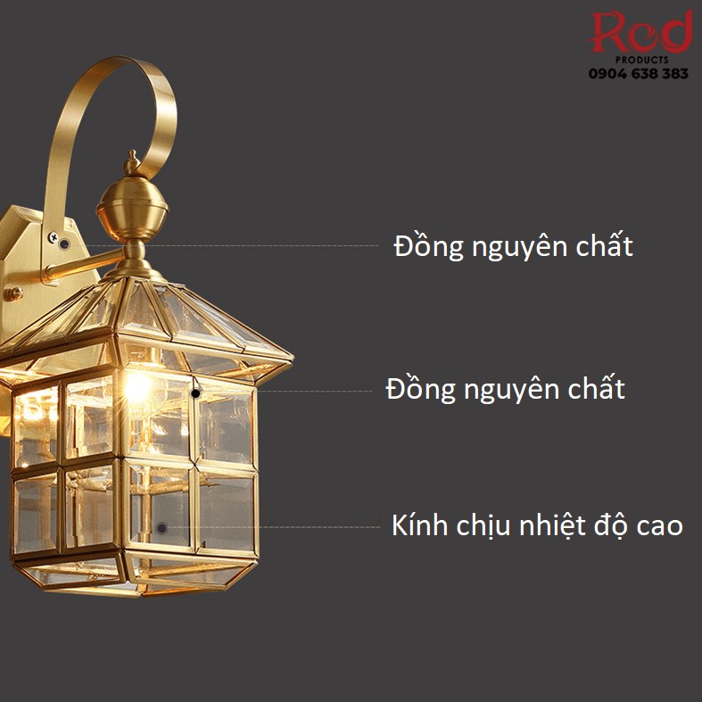 Đèn gắn tường phòng ngủ cổ điển Châu Âu WE-1 16