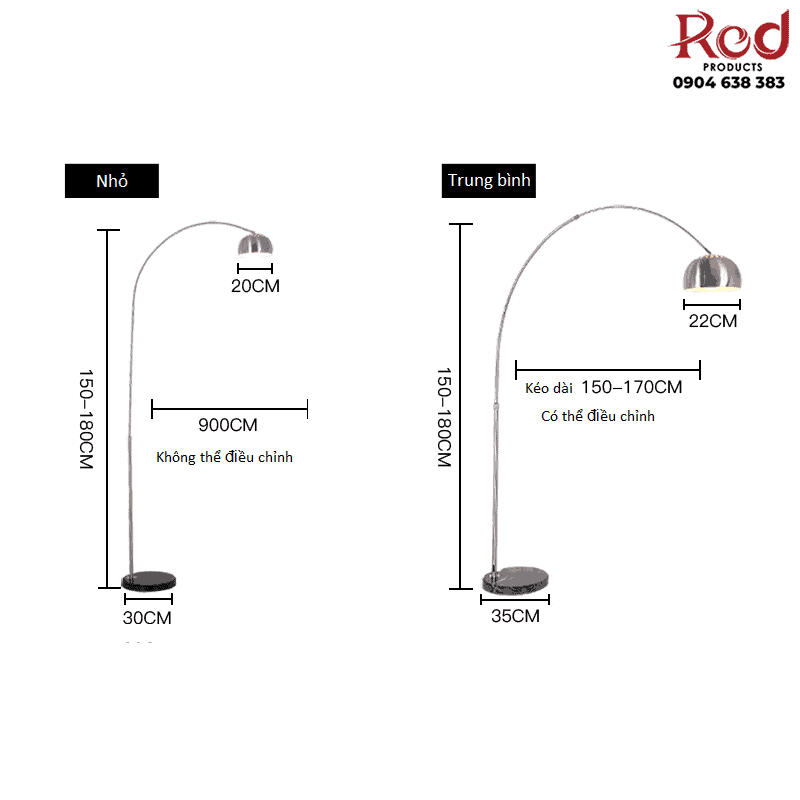 Đèn sàn hình cần câu phong cách Bắc Âu FDL8022 15