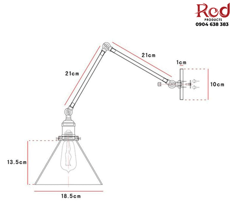 Đèn tường đa năng phong cách công nghiệp retro SY80069 13