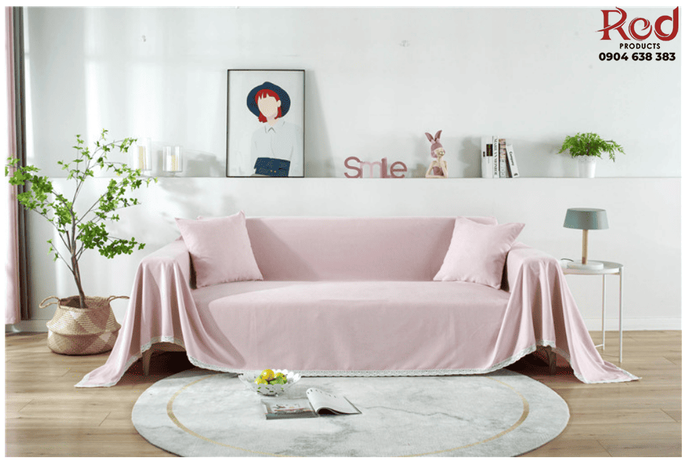 Tấm phụ ghế sofa bằng vải chenille bông tuyết HEP21 19