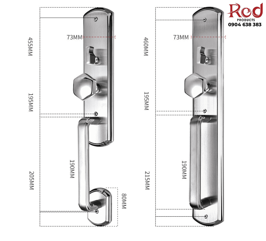 Khóa cửa đại sảnh Inox 304 biệt thự FG87-2202 11