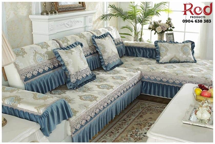 Drap bọc ghế sofa chất liệu chenille YLJ006 14