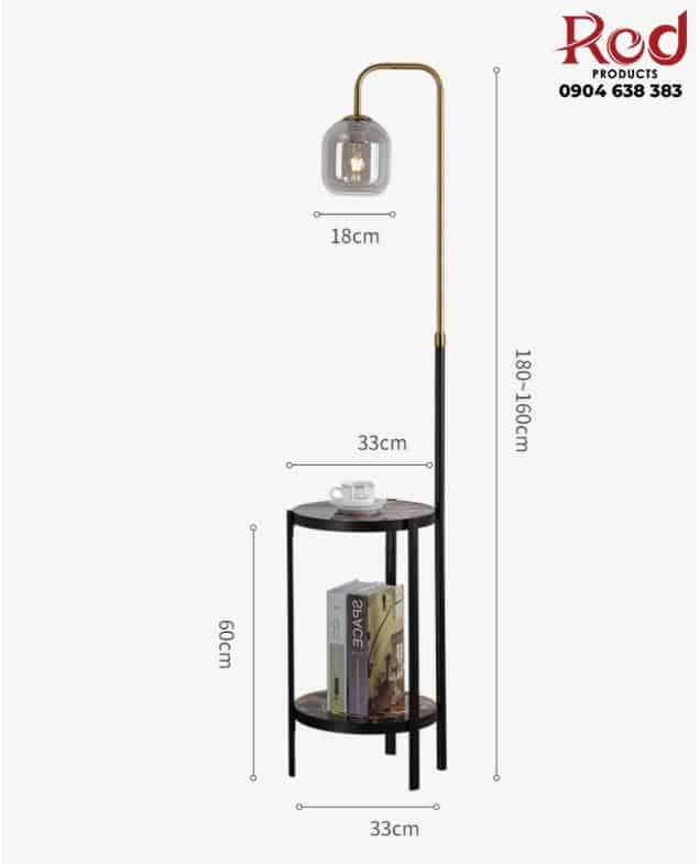 Đèn sàn kết hợp sạc điện thoại không giây BSD-9009 13