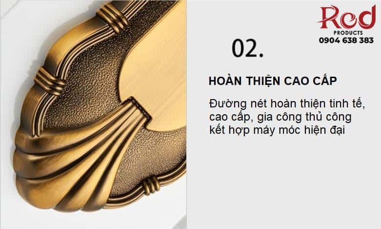 Khoá cửa phòng ngủ cổ điển Châu Âu A674-23 11