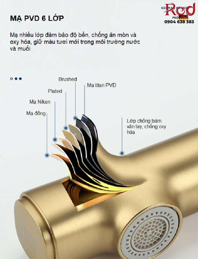 Vòi nước cảm ứng đồng thau German Dura DL8818S 21