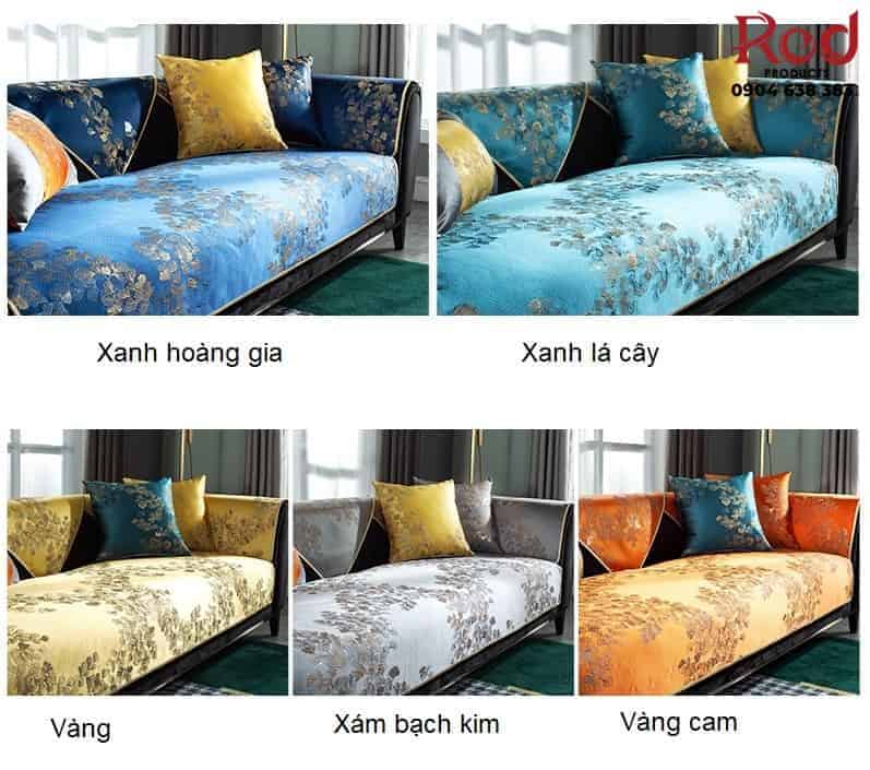 Vỏ bọc ghế sofa chất liệu cotton hoàng gia HEP07 13