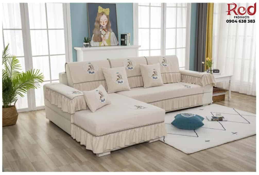 Drap bọc ghế sofa chất liệu cotton chenille HEP05 31