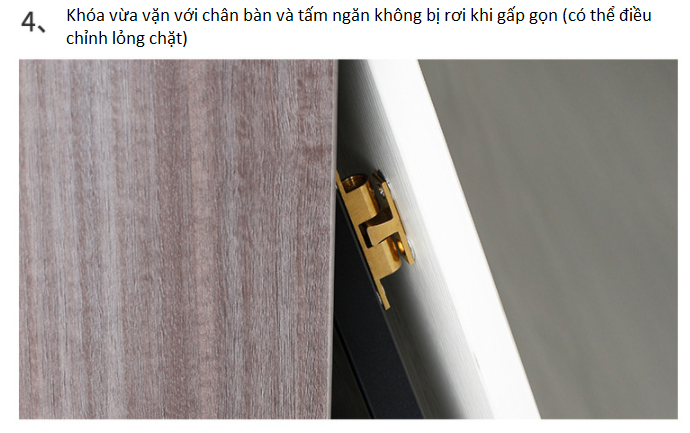 Phụ kiện bàn thông minh gấp gọn âm tủ BTCL350 12