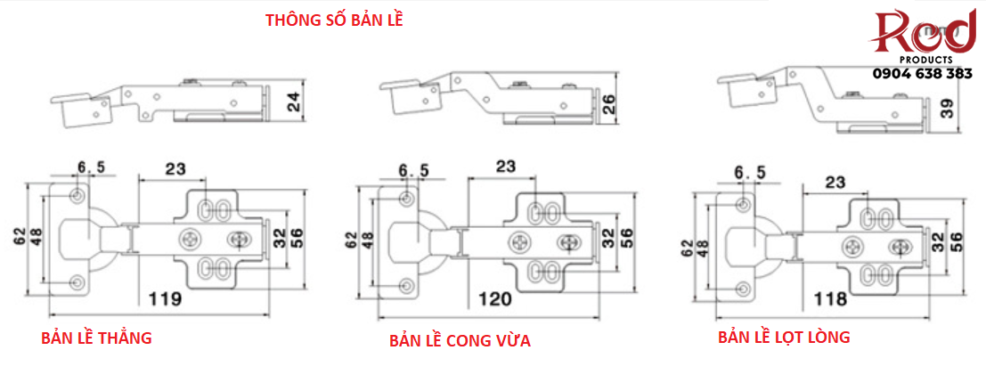 Bản lề giảm chấn thép không gỉ MX-H02 9