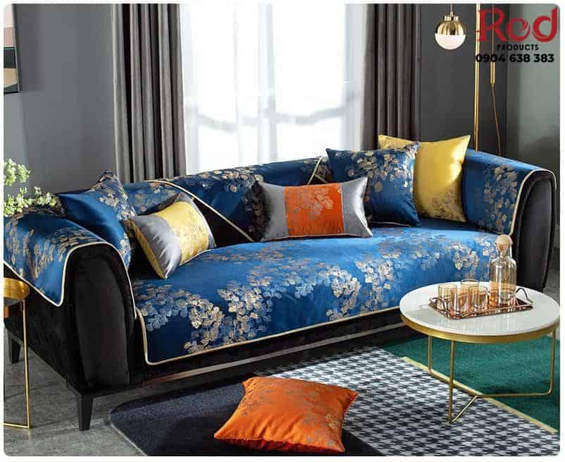 Vỏ bọc ghế sofa chất liệu cotton hoàng gia HEP07 15