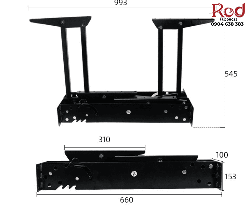 Phụ kiện nâng hạ mặt bàn đa năng BTC-CN031 3