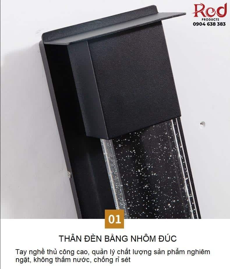 Đèn led gắn tường ngoài trời pha lê cao cấp TD17002 14