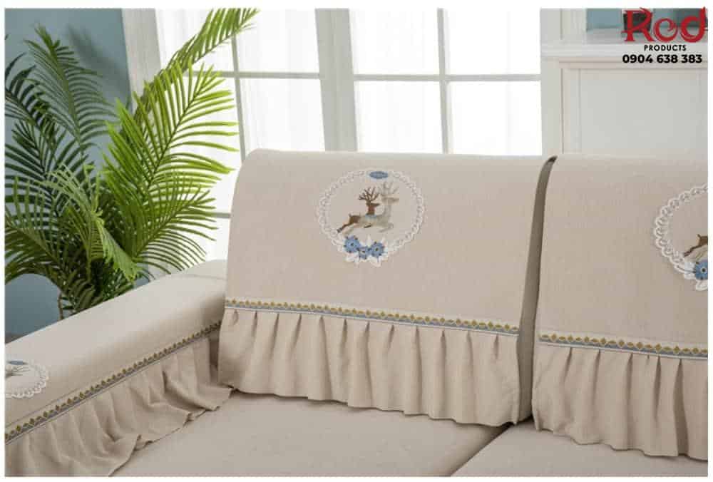 Drap bọc ghế sofa chất liệu cotton chenille HEP05 33