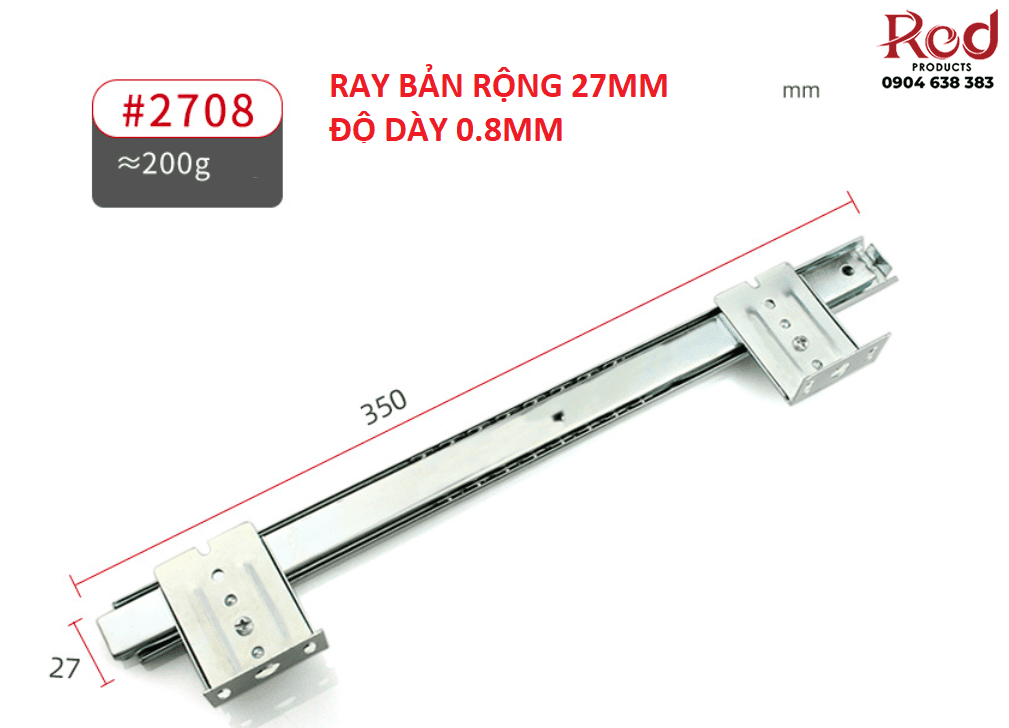 Ray trượt bàn phím máy tính bản 27mm MX-27BW 4