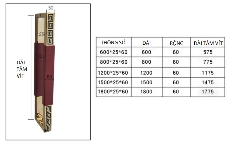 Tay nắm cửa cổng biệt thự nhà phố khách sạn XL-3106B 3