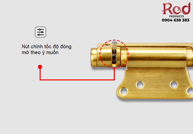 Bản lề mẹ bồng con giảm chấn mở 180 độ cao cấp DFL-R008A 4