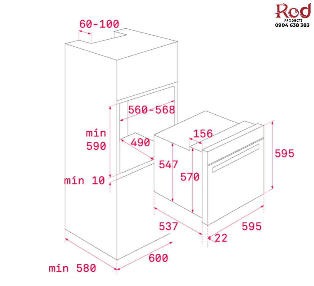 Lò nướng đa năng âm tủ Teka HBB 735 4