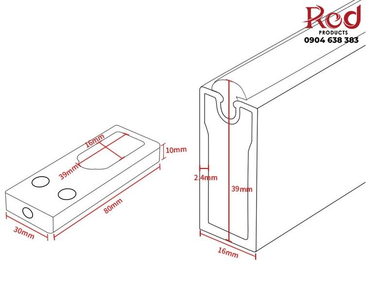 Suốt treo quần áo cố định loại dày cao cấp DL-V021.017 5