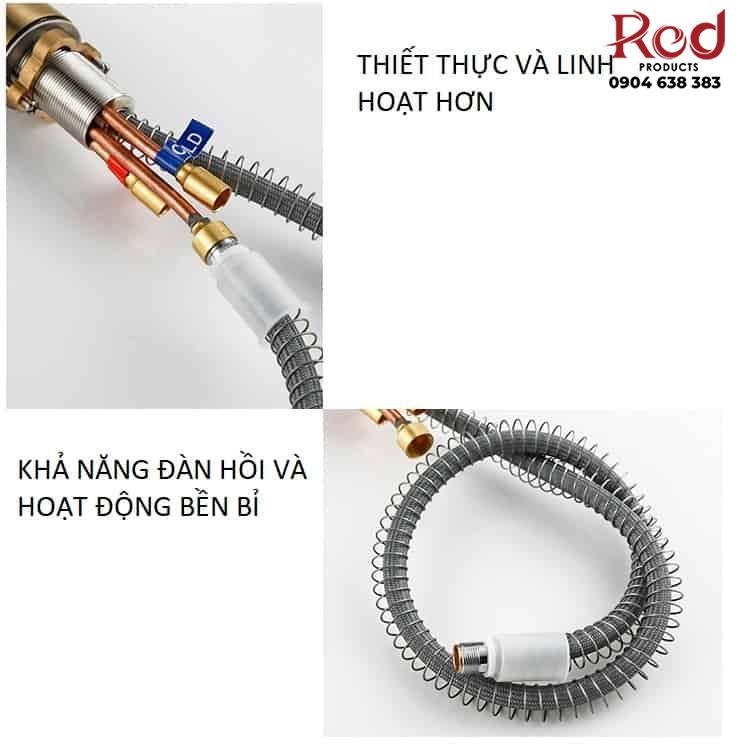 Vòi nước rửa chén xoay 360 độ kéo dài DL2010SG 20